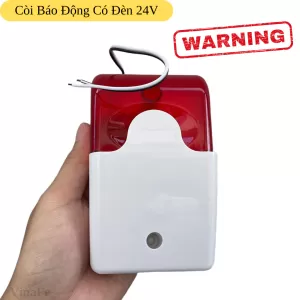 Còi Báo Động Có Đèn 24V